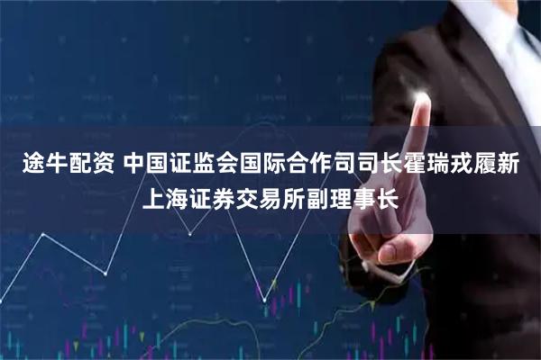 途牛配资 中国证监会国际合作司司长霍瑞戎履新上海证券交易所副理事长